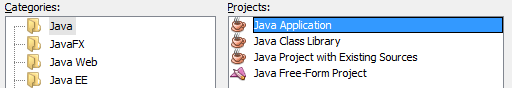 Netbeans Java Application